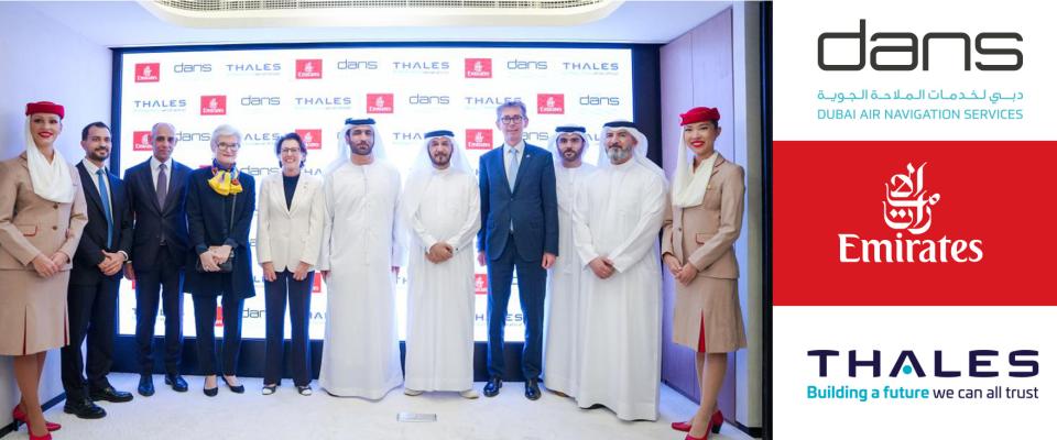 accord Dubai Air Navigation Services (DANS), Emirates Airline, et Thales